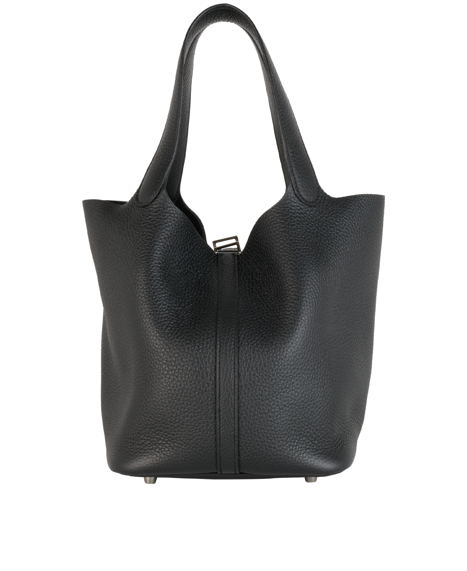 Picotin 22 In Clemence Noir, &pound;3,500, Handbags, Black, Leather, Back view